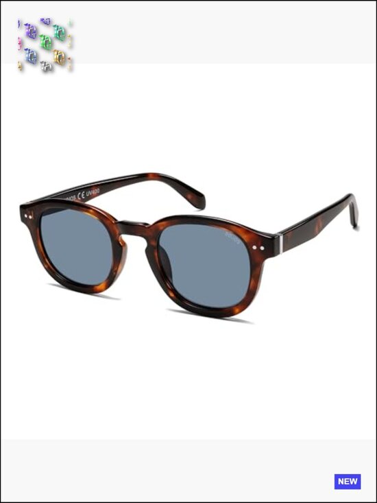 Retro Vintage Square Panto Polarized Sunglasses Unisex Classic Shades main image 4